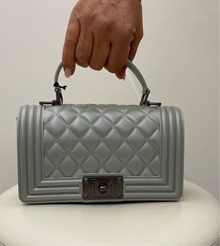 Borsa Marc Ellis FLAT SQUARE S Grigio