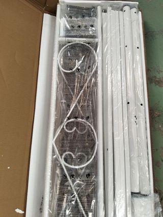 Estructura Cama doble metal blanca VASAGLE 140x190