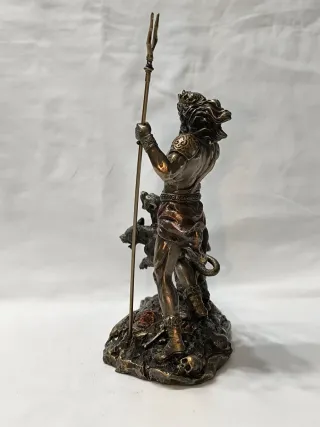 Figura Hades Veronese estilo bronce nueva en caja