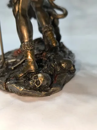 Figura Hades Veronese estilo bronce nueva en caja