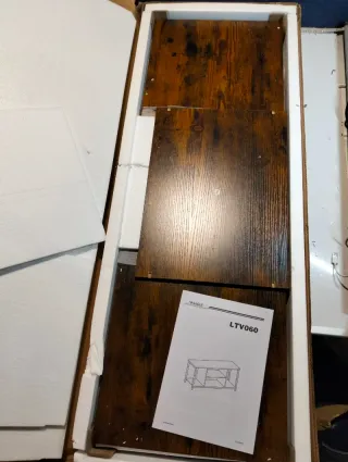 Mueble TV VASAGLE Industrial 120×40×50 cm