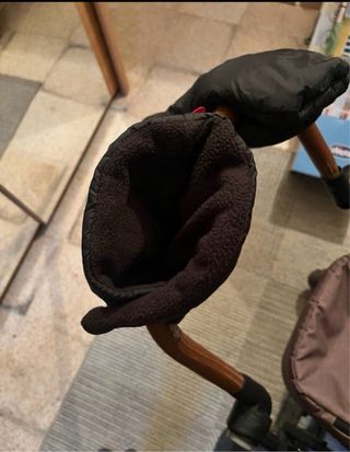 Guantes para carrito de bebé negros
