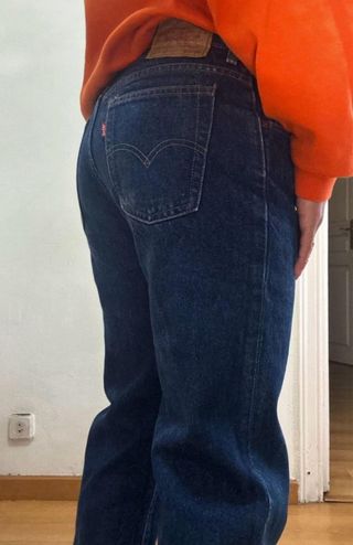 LEVIS 603 VAQUEROS VINTAGE HOMBRE W 32 AZUL OSCURO