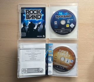 Lote 7 Juegos PS3: Rock Band, FIFA, PES, F1...