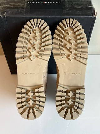 Stivaletti Tommy Hilfiger Beige Tg 41 Donna