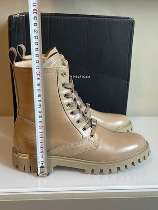Stivaletti Tommy Hilfiger Beige Tg 41 Donna