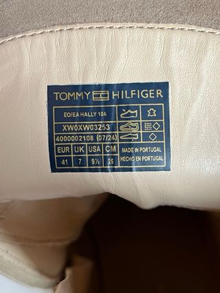 Stivaletti Tommy Hilfiger Beige Tg 41 Donna