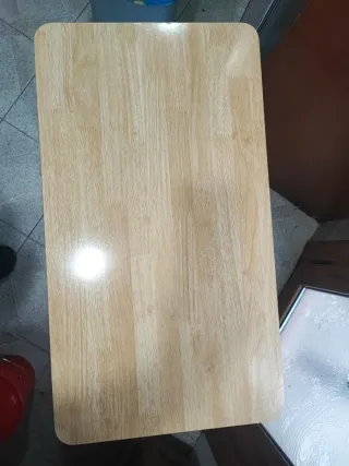 Mesa Auxiliar con Ruedas para Cama/Sofá