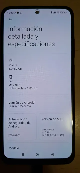 Xiaomi Redmi Note 10S 128GB - 11Gb RAM