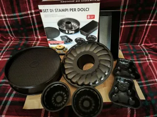 Set 8 moldes metálicos para horno Zenker