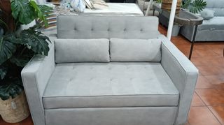 Sofá Cama Gris 132cm