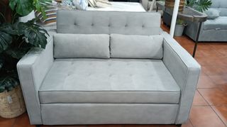 Sofá Cama Gris 132cm