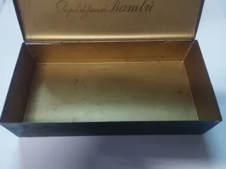 Caja Metálica Papel Fumar Bambú Sevilla 1929