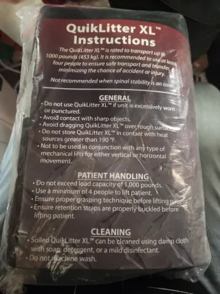 Lona de Evacuación QuikLitter XL