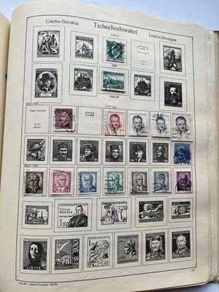 Sellos Checoslovaquia Antiguos 1920/1975 - 11 PÁG.