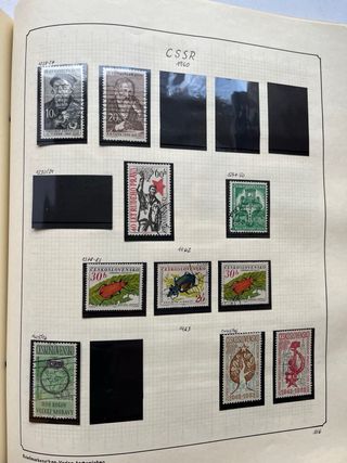 Sellos Checoslovaquia Antiguos 1920/1975 - 11 PÁG.