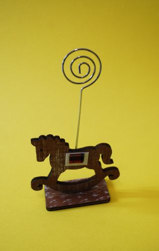 Portafoto Cavallino a Dondolo Legno