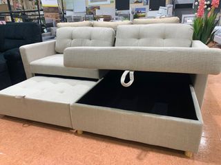 Sofá Cama Chaise Longue con Arcón 200cm