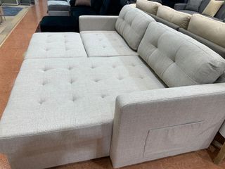 Sofá Cama Chaise Longue con Arcón 200cm