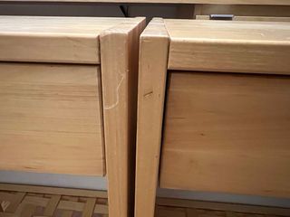 Mesita de noche Ikea madera