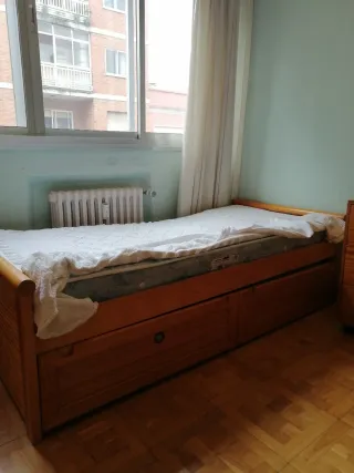 Cama infantil madera maciza 80cm