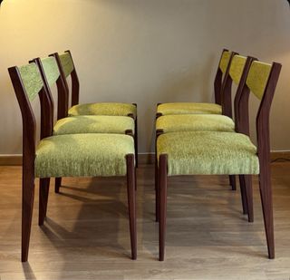 Seis sillas Mid Century