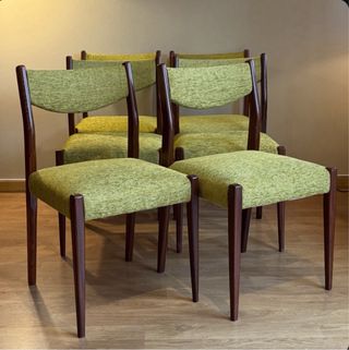 Seis sillas Mid Century