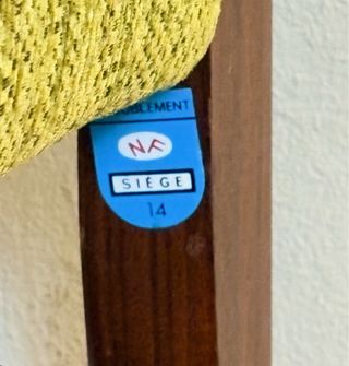 Seis sillas Mid Century