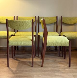 Seis sillas Mid Century