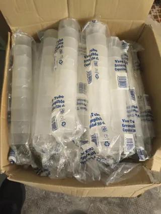 Vasos Tubo Irrompibles 330 cl (Pack 2)