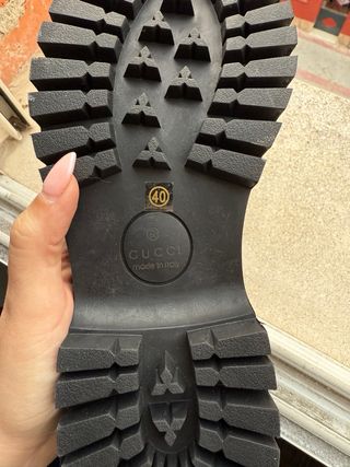 Mocasines Gucci Negro Hebilla Dorada