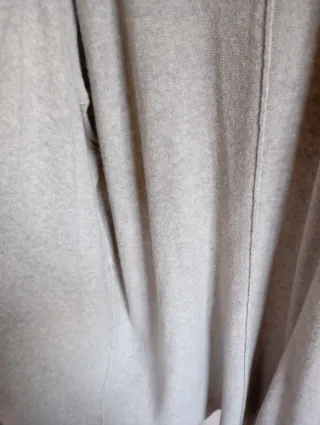 Chaleco Zara Lana y Alpaca Talla Única Gris