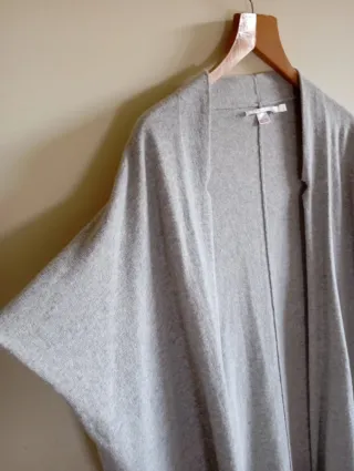 Chaleco Zara Lana y Alpaca Talla Única Gris