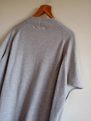 Chaleco Zara Lana y Alpaca Talla Única Gris