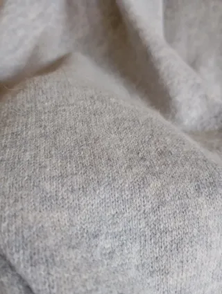 Chaleco Zara Lana y Alpaca Talla Única Gris