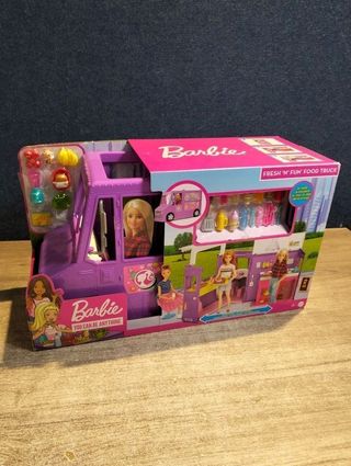Barbie Food truck de juguete , muñeca y vehículo