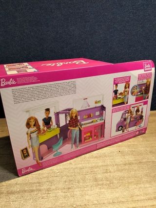 Barbie Food truck de juguete , muñeca y vehículo