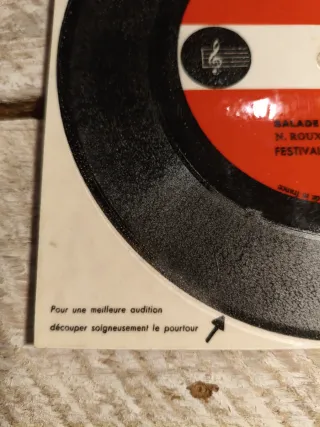 Disco Vinilo Flexible Europunion 45 Tours