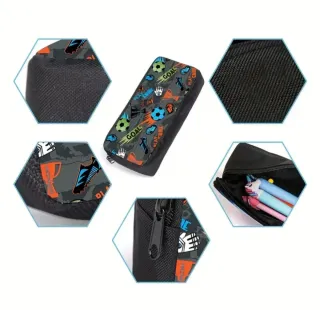 Set 3 Piezas Mochila Escolar Fútbol