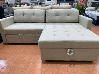 Sofá Cama Chaise Longue con Arcón 200cm
