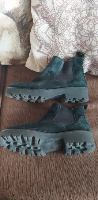 Botas de piel verdes Alpe Woman nº39