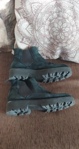 Botas de piel verdes Alpe Woman nº39