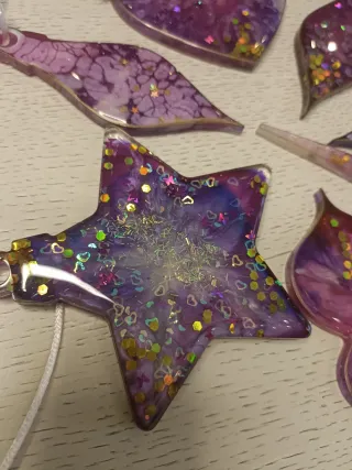 Decoración de epoxi, Navideña Año Nuevo