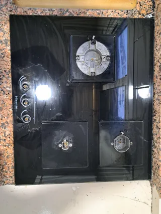 Cocina de gas Hisense 3 quemadores