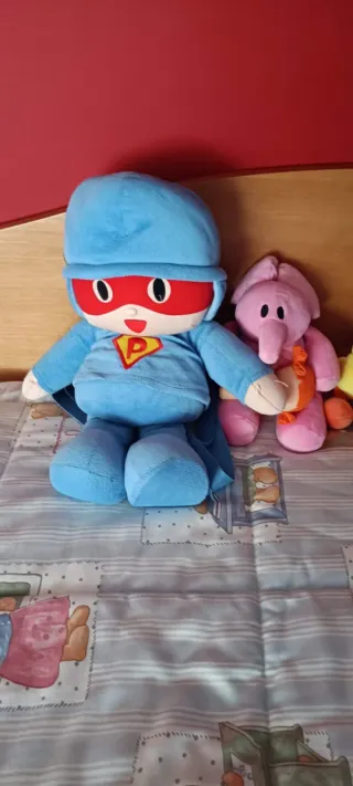 Peluches Pocoyó y Elly