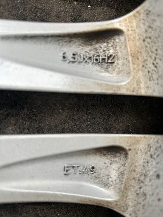 Juego llantas Mercedes Benz 16” KBA 48760 Clase B