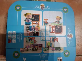 Puzzle de madera Janod. Maleta para transportar