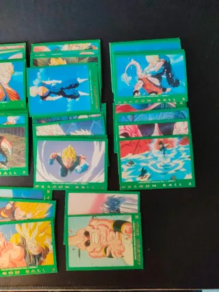 Colección Dragon Ball Z Serie 5 Verde (17 Holo)