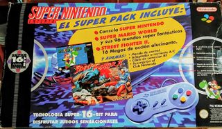 Consola Super Nintendo SNES Gris