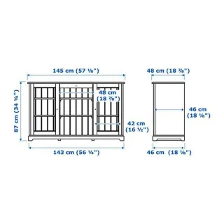 Aparador Branco 145cm - Excelente Estado
